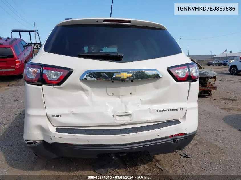 1GNKVHKD7EJ369536 2014 Chevrolet Traverse 2Lt