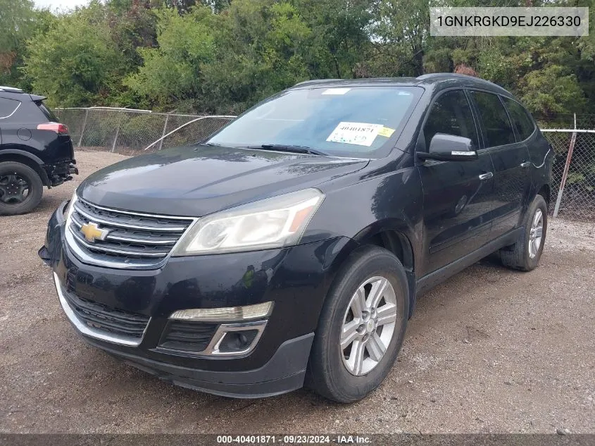 1GNKRGKD9EJ226330 2014 Chevrolet Traverse Lt