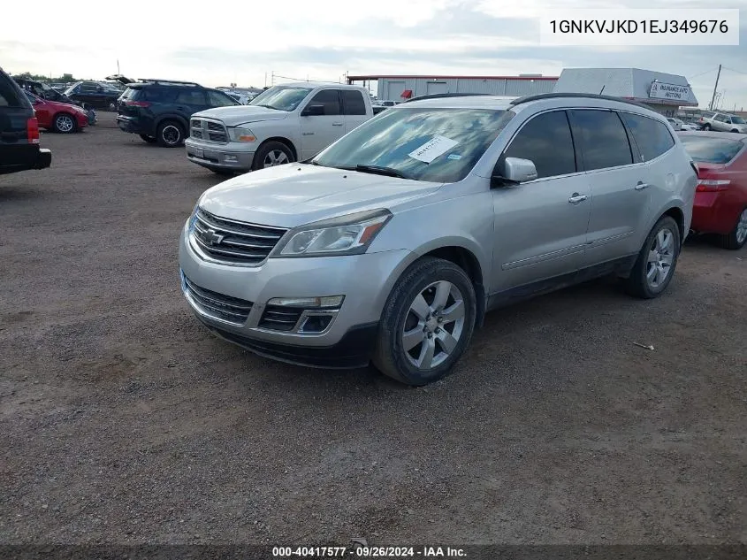 2014 Chevrolet Traverse Ltz VIN: 1GNKVJKD1EJ349676 Lot: 40417577