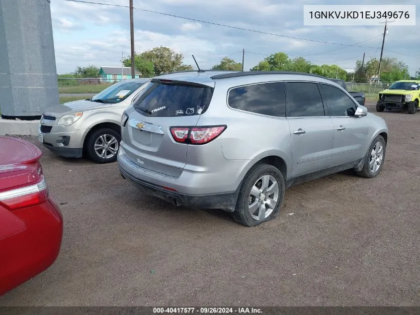 2014 Chevrolet Traverse Ltz VIN: 1GNKVJKD1EJ349676 Lot: 40417577