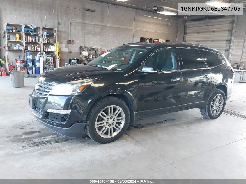 1GNKRGKD6EJ347705 2014 Chevrolet Traverse 1Lt