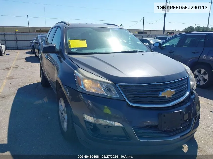 1GNKRFED5EJ290113 2014 Chevrolet Traverse Ls