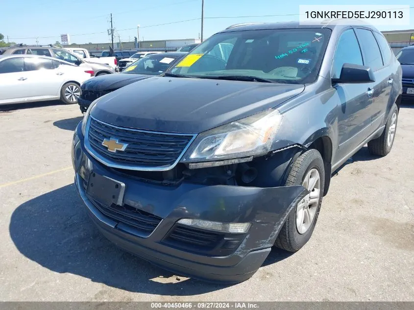 1GNKRFED5EJ290113 2014 Chevrolet Traverse Ls