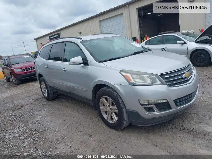 1GNKRHKD5EJ105445 2014 Chevrolet Traverse 2Lt