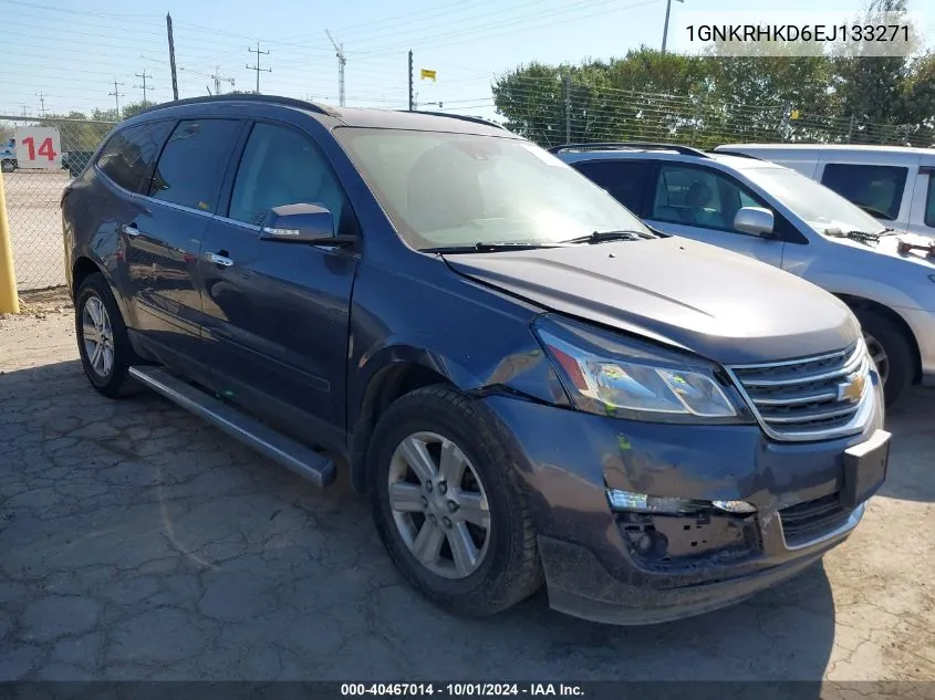 2014 Chevrolet Traverse Lt VIN: 1GNKRHKD6EJ133271 Lot: 40467014