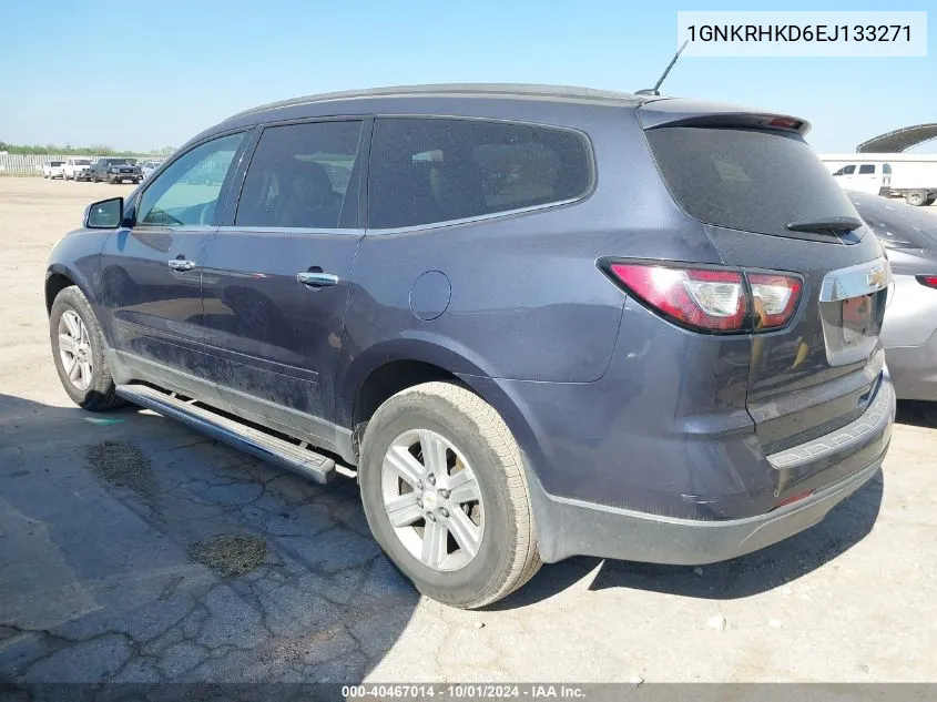 2014 Chevrolet Traverse Lt VIN: 1GNKRHKD6EJ133271 Lot: 40467014