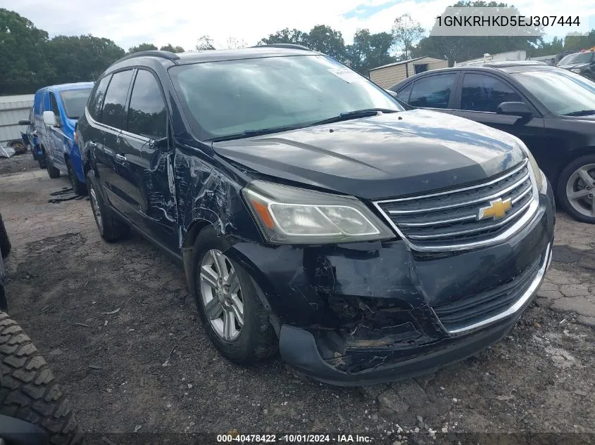 2014 Chevrolet Traverse Lt VIN: 1GNKRHKD5EJ307444 Lot: 40478422