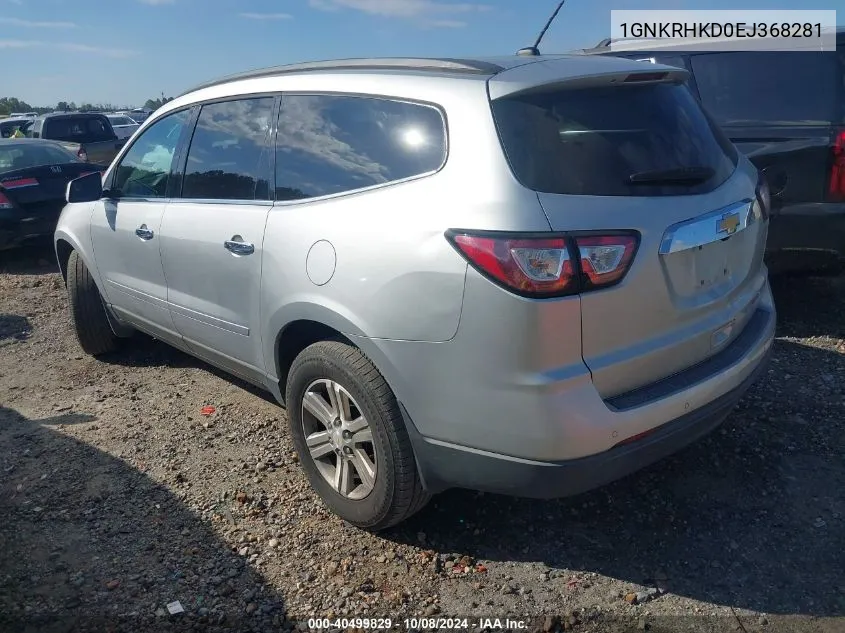 1GNKRHKD0EJ368281 2014 Chevrolet Traverse Lt