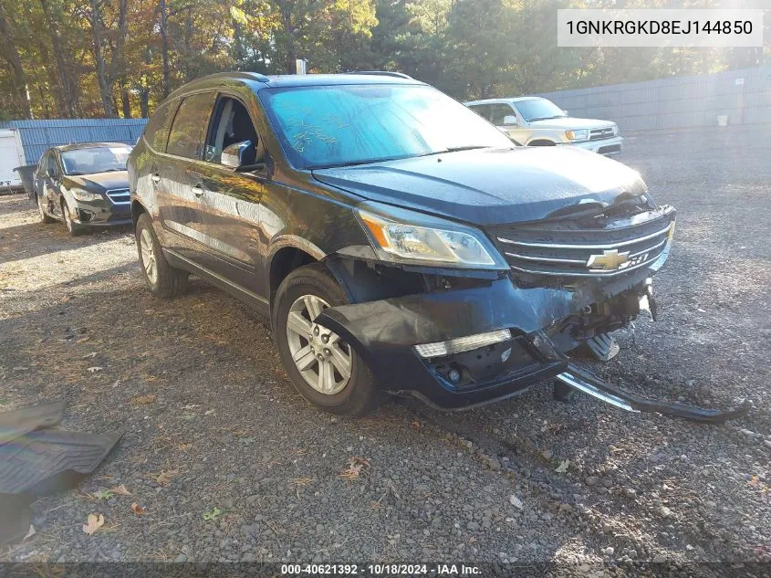 2014 Chevrolet Traverse 1Lt VIN: 1GNKRGKD8EJ144850 Lot: 40621392