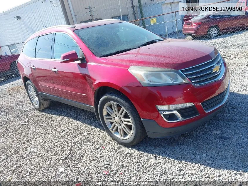 1GNKRGKD5EJ299890 2014 Chevrolet Traverse 1Lt