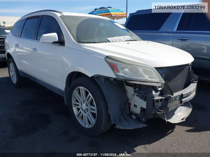 2014 Chevrolet Traverse 1Lt VIN: 1GNKRGKD7EJ283299 Lot: 40773157