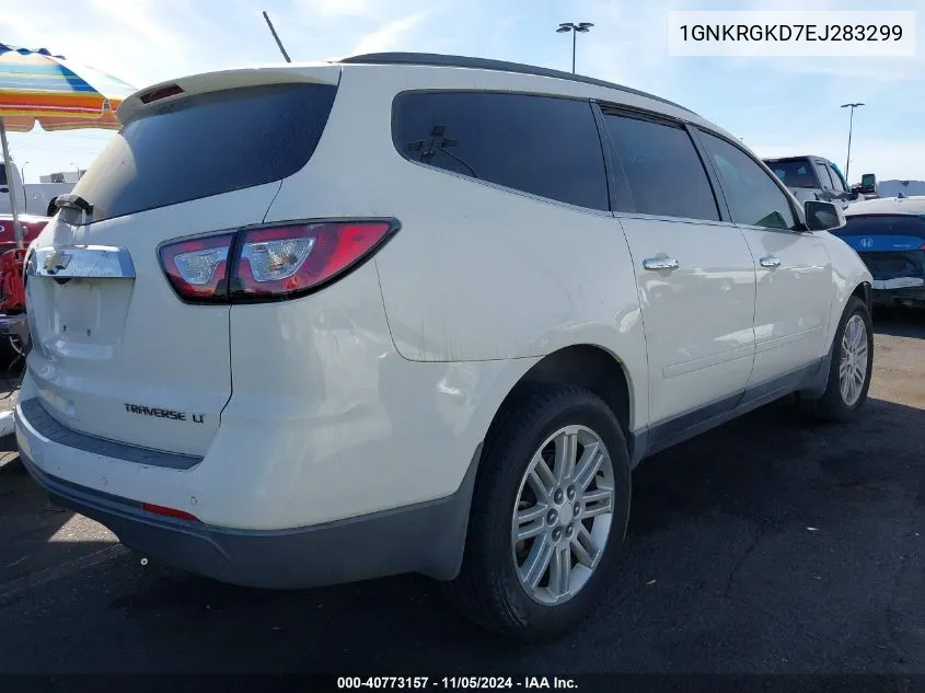 2014 Chevrolet Traverse 1Lt VIN: 1GNKRGKD7EJ283299 Lot: 40773157