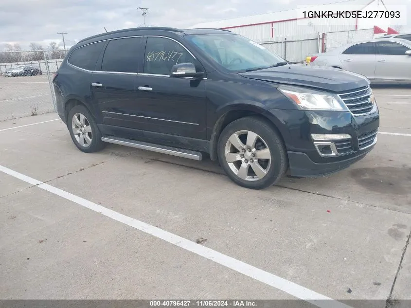 2014 Chevrolet Traverse Ltz VIN: 1GNKRJKD5EJ277093 Lot: 40796427