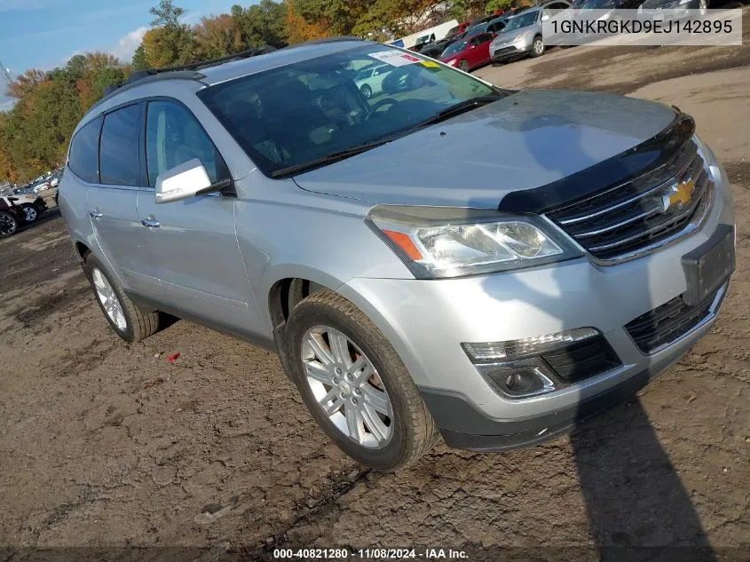 2014 Chevrolet Traverse 1Lt VIN: 1GNKRGKD9EJ142895 Lot: 40821280