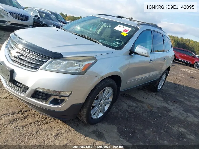 2014 Chevrolet Traverse 1Lt VIN: 1GNKRGKD9EJ142895 Lot: 40821280