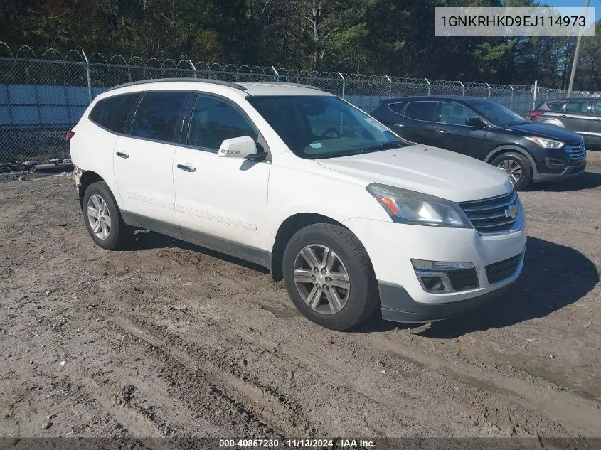 2014 Chevrolet Traverse 2Lt VIN: 1GNKRHKD9EJ114973 Lot: 40857230