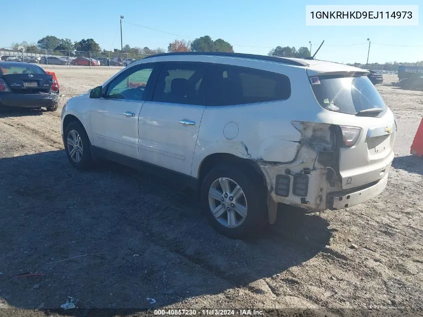 2014 Chevrolet Traverse 2Lt VIN: 1GNKRHKD9EJ114973 Lot: 40857230