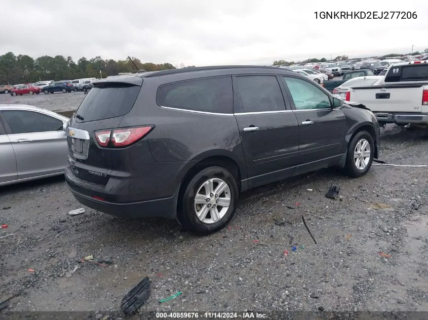 2014 Chevrolet Traverse 2Lt VIN: 1GNKRHKD2EJ277206 Lot: 40859676