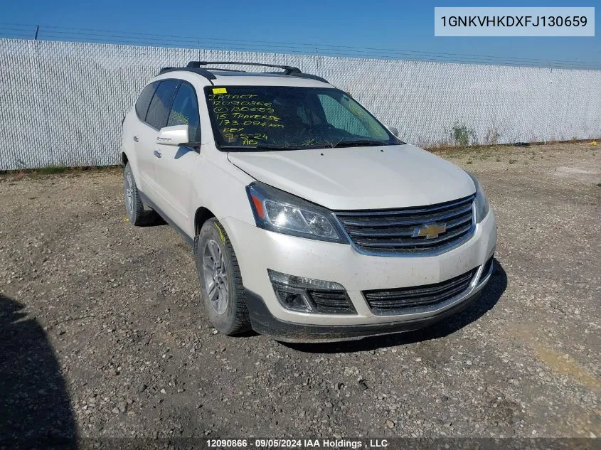 1GNKVHKDXFJ130659 2015 Chevrolet Traverse