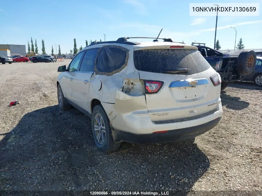 1GNKVHKDXFJ130659 2015 Chevrolet Traverse