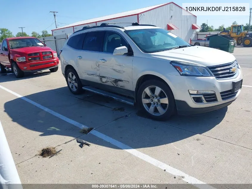 1GNKRJKD0FJ215828 2015 Chevrolet Traverse Ltz