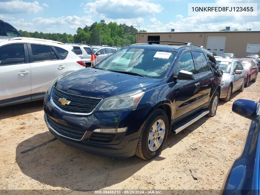 1GNKRFED8FJ123455 2015 Chevrolet Traverse Ls