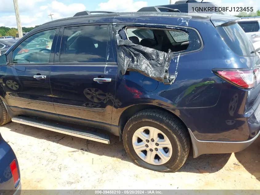 1GNKRFED8FJ123455 2015 Chevrolet Traverse Ls