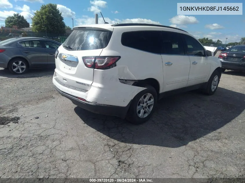 1GNKVHKD8FJ145662 2015 Chevrolet Traverse 2Lt