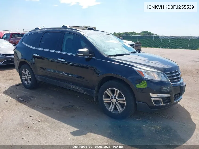 2015 Chevrolet Traverse 2Lt VIN: 1GNKVHKD0FJ255539 Lot: 40039700