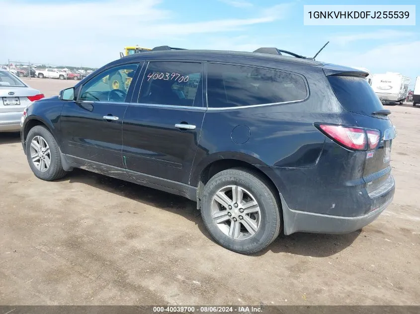 1GNKVHKD0FJ255539 2015 Chevrolet Traverse 2Lt