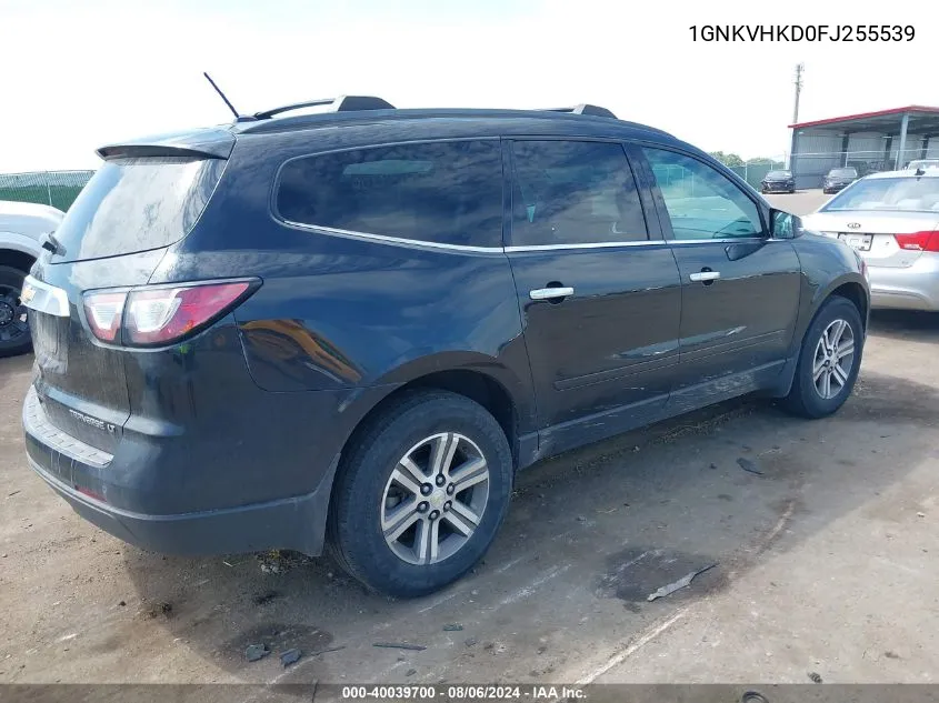 1GNKVHKD0FJ255539 2015 Chevrolet Traverse 2Lt