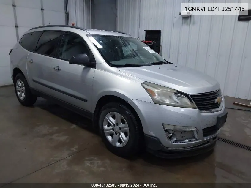 1GNKVFED4FJ251445 2015 Chevrolet Traverse Ls