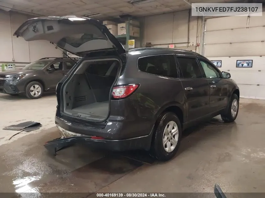 1GNKVFED7FJ238107 2015 Chevrolet Traverse Ls