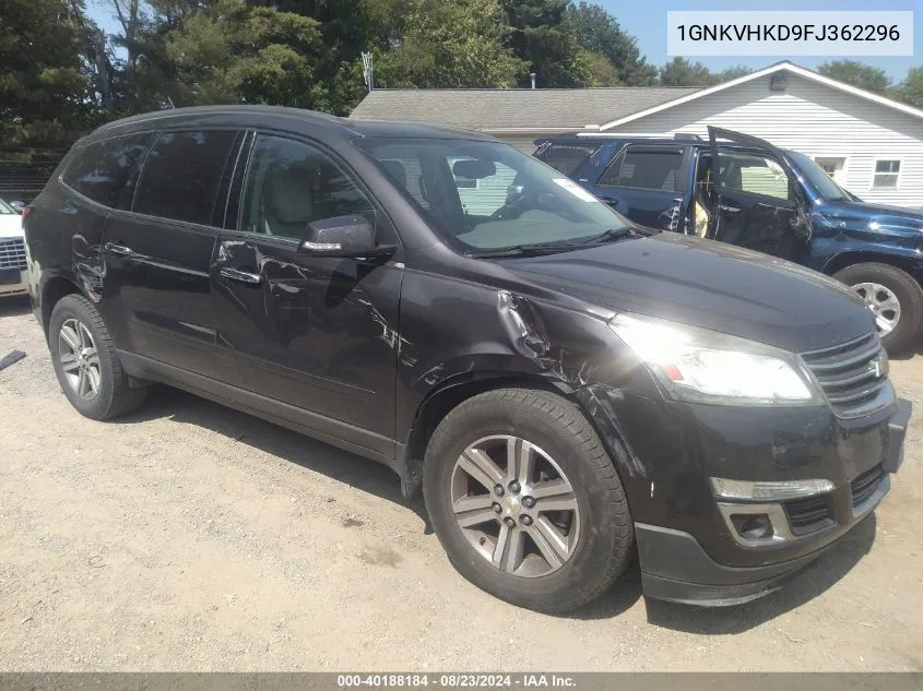 2015 Chevrolet Traverse 2Lt VIN: 1GNKVHKD9FJ362296 Lot: 40188184