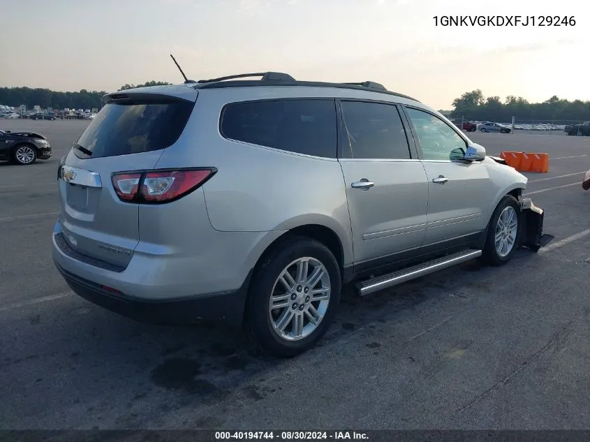 1GNKVGKDXFJ129246 2015 Chevrolet Traverse 1Lt