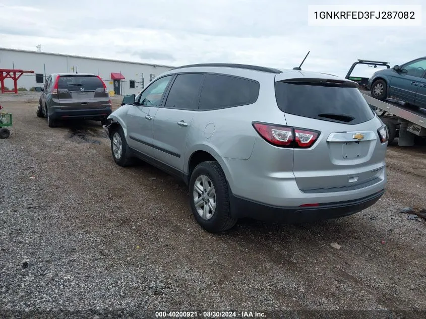 1GNKRFED3FJ287082 2015 Chevrolet Traverse Ls