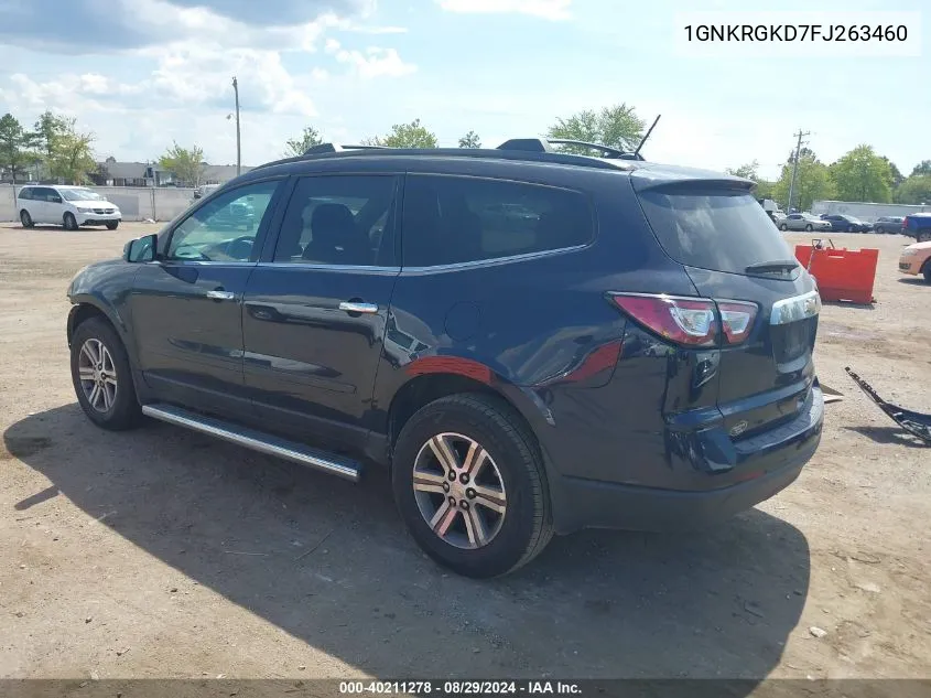 1GNKRGKD7FJ263460 2015 Chevrolet Traverse 1Lt