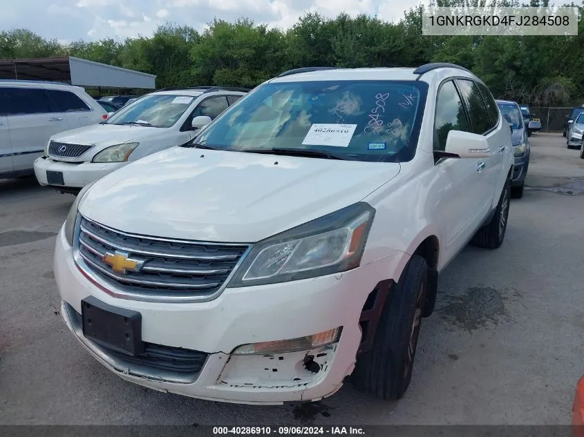 1GNKRGKD4FJ284508 2015 Chevrolet Traverse 1Lt