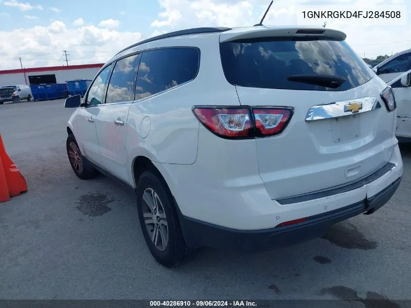 1GNKRGKD4FJ284508 2015 Chevrolet Traverse 1Lt