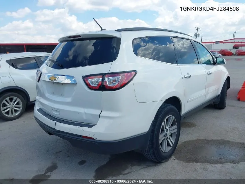 1GNKRGKD4FJ284508 2015 Chevrolet Traverse 1Lt