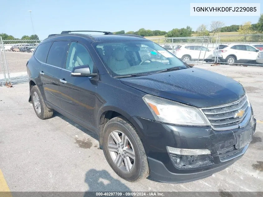 2015 Chevrolet Traverse 2Lt VIN: 1GNKVHKD0FJ229085 Lot: 40297709