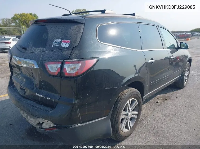 1GNKVHKD0FJ229085 2015 Chevrolet Traverse 2Lt