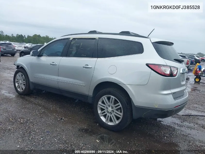 1GNKRGKD0FJ385528 2015 Chevrolet Traverse Lt