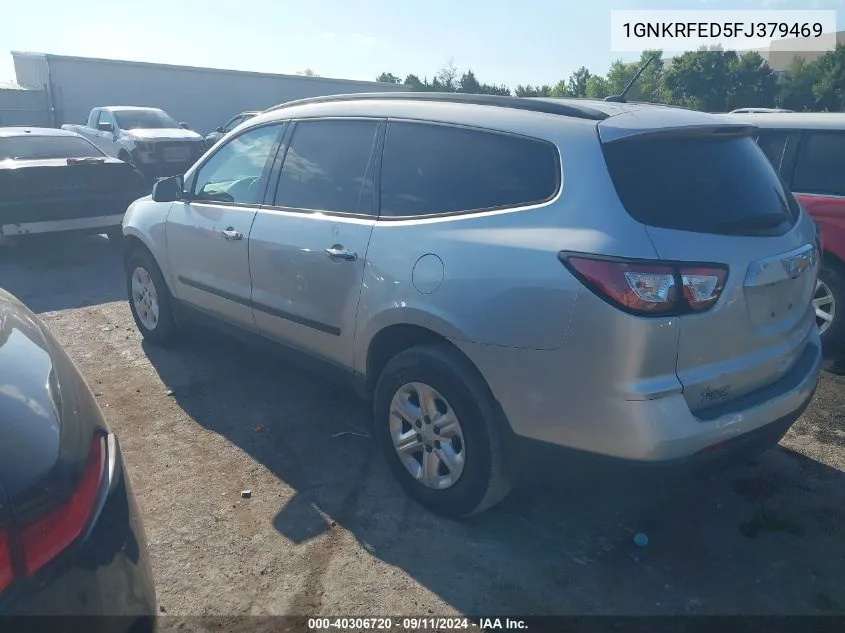 2015 Chevrolet Traverse Ls VIN: 1GNKRFED5FJ379469 Lot: 40306720