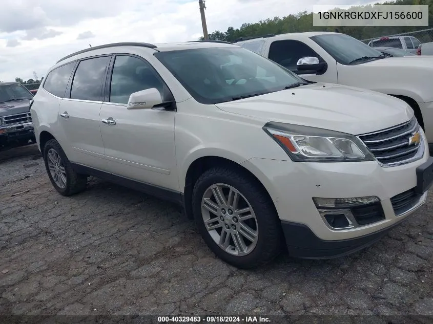 2015 Chevrolet Traverse 1Lt VIN: 1GNKRGKDXFJ156600 Lot: 40329483