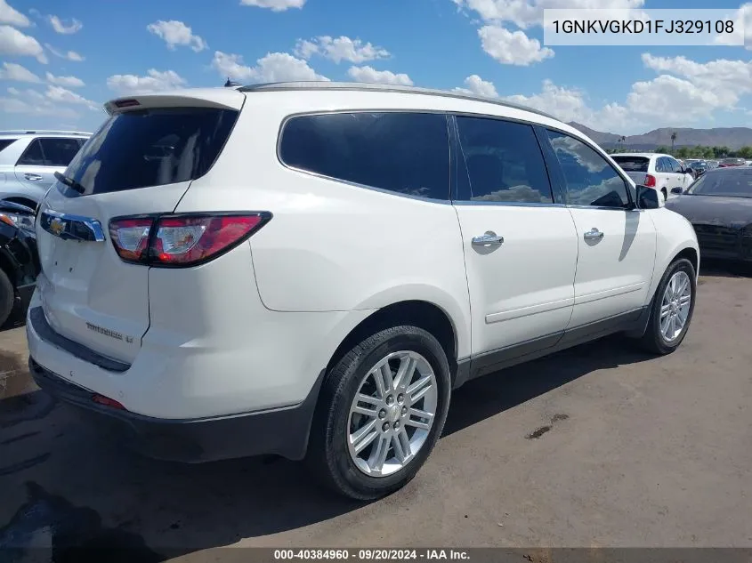 1GNKVGKD1FJ329108 2015 Chevrolet Traverse 1Lt