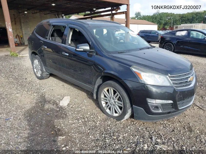 1GNKRGKDXFJ320007 2015 Chevrolet Traverse Lt