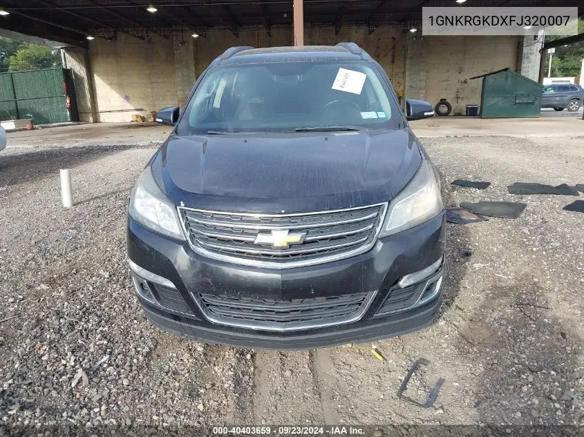 1GNKRGKDXFJ320007 2015 Chevrolet Traverse Lt