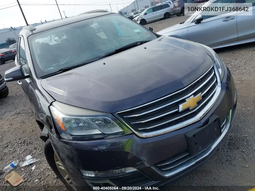 1GNKRGKD1FJ368642 2015 Chevrolet Traverse 1Lt