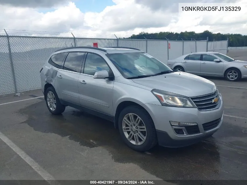 1GNKRGKD5FJ135329 2015 Chevrolet Traverse 1Lt